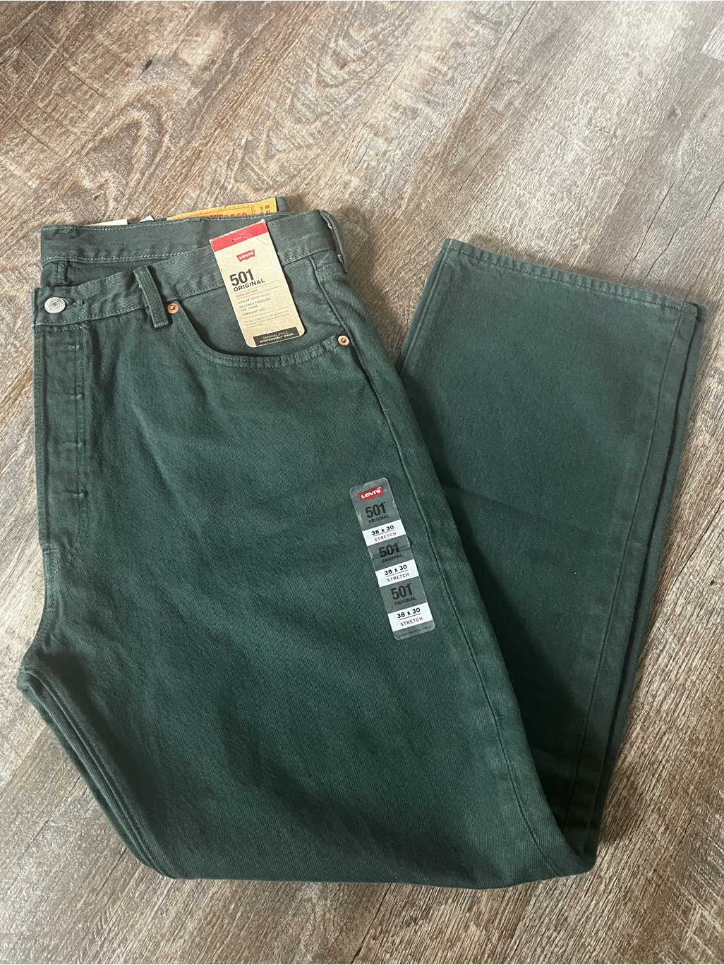 Levi's 501 Regular Fit Jeans-Size 38x30